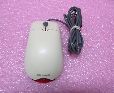 Vintage Microsoft X08-70400 Wheel Mouse Optical 1.1A USB-PS/2 Compatible • $15.99