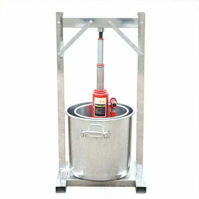 $150 • Buy Fruit Press Crusher Grinder Apple Juice Wine Cider Hydraulic Jack Fruit Press