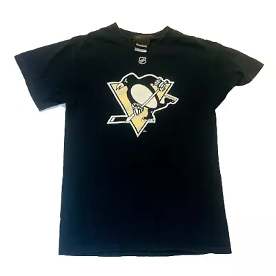 Pittsburgh Penguins Kris Letang Reebok Black Name & Number T-Shirt Mens S • $4.99