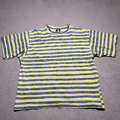 Vintage Gotcha T Shirt Mens XL Stripe 90s Surf Skate Short Sleeve Single Stitch • $29.99