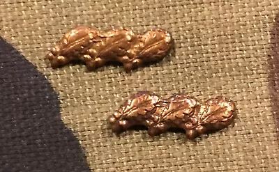 Set Of 2 Triple Bronze Oak Leaf Cluster Ribbon Or Medal Attachments • £4.05