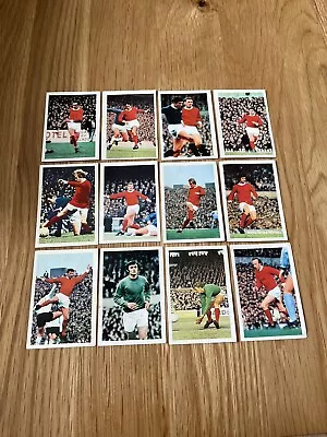 Manchester United  X 12 Different FKS 1969/70 Unused Stickers • £4.99