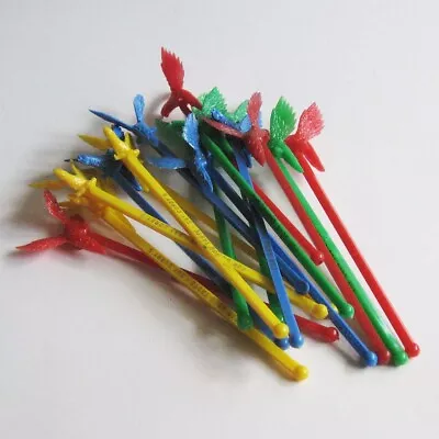 16 Vintage Swizzle Sticks Advertising Corby's Drink Stirrers Parrots 6  • $6.50