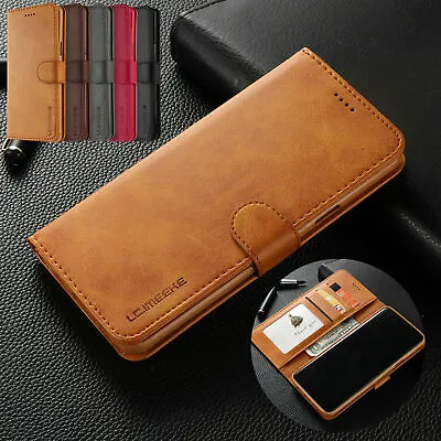 Samsung S20 S21 FE S22 S23 S24 Ultra S9 A15 Leather Wallet Flip Phone Case Cover • £3.98