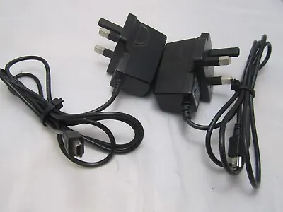 Two Universal Mains Chargers For Tomtom Garmin Satnavs Mp3 Players & Cellphones • £7