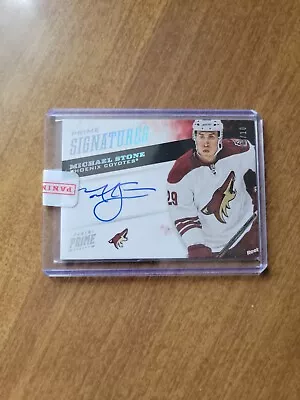 2012-13 Panini Prime Signatures Michael Stone 2/10 Phoenix Coyotes • $14.99