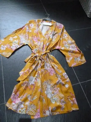 Marks & Spencer Self Tie Floral Print Dressing Gown  Size M 12/14. ~bnwt~ • £16