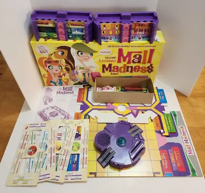 Mall Madness Board Game 2004 Hasbro Milton Bradley 04047 100% Complete • $24.99
