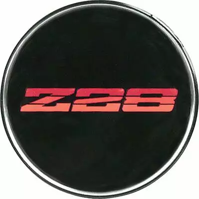 1982 Camaro; Wheel Center Cap Insert;  Z28 Red; With N90 Aluminum Wheel Option • $14.99