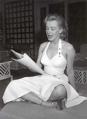 Marilyn Monroe Sitting Reading The Book 8x10 Picture Celebrity Print • $3.99