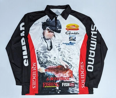 $29.95 • Buy Shimano Long Sleeve Fishing Shirt Mens Size Large 2016 Snapper Classic