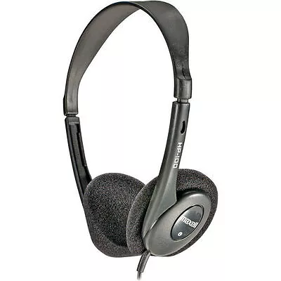 Maxell 190319 Lightweight 48g Black Stereo Headphones 20-20K Adjustable Headband • $8.69