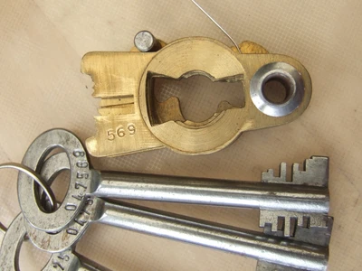 £15 • Buy Kromer Novum Safe Lock Lever Pack (Short) With 3 Original Keys, Old Stock