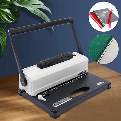 46 Hole Punch Binding Machine Spiral Coil Calendar Electric Paper Puncher Binder • £100