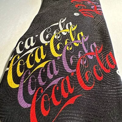 Vintage Coca Cola Coke Retro Men's Italian Silk Tie Mint • $8.95