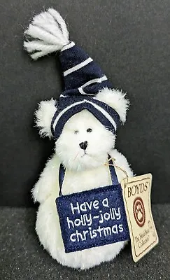 BOYDS BEARS The Head Bean Collection  MINI MESSAGE BEAR  Plush Bear #567080 4  • $12