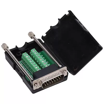 DB15 Solderless Connector 15 Pin Board D‑SUB Male Terminal Adapter Modu • £8.01