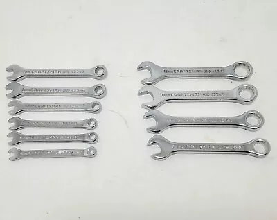 New Craftsman Midget Ignition Mini Wrench Set 10 Pc Metric 4 - 11MM CMMT • $22.95