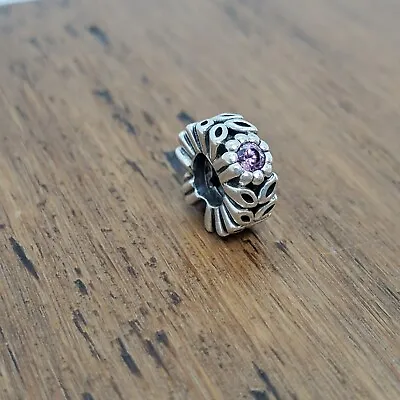 Authentic Retired Pandora Sparkling Forest Spacer Purple S925 ALE • £8.10