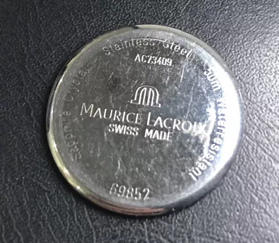 Genuine Maurice Lacroix Caseback Parts 69852 Miros 33mm • £49