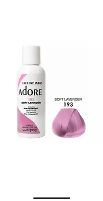 ADORE Semi-Permanent Hair Dye Colour Peroxide & Alcohol Free * Full Range* • £7.99