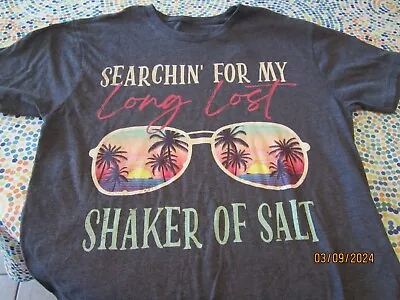 Margaritaville Lost Shaker Of Salt Shirt - Gray - Medium • $9.74