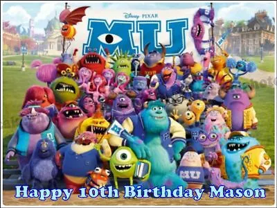 £6 • Buy Monsters Inc Edible Icing Cake Topper / Many Sizes