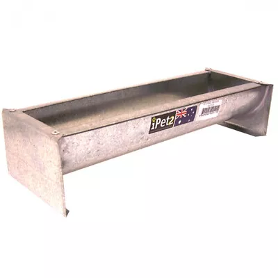 IPetz Galvanised Chicken Trough Food Water Feeder 12 Inch  • $33.28