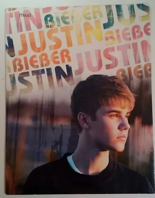 Justin Bieber Mead Note Book Folder 2 Pocket JB RARE VHTF VTG 2012  • $12.80