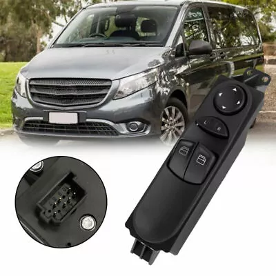 Master Power Window Switch For Mercedes Benz W639 Vito 2003-2015 A6395450913 F8 • $28.14