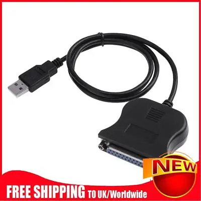£4.79 • Buy USB 2.0 Male To 25 Pin DB25 Female Parallel Port Printer Adaptor Cable Wire