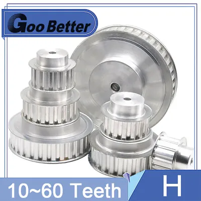 H 10~60 Teeth Timing Belt Pulley Synchronous Wheel (Process Hole) 25/30mm Width • $26.09