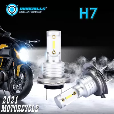 For Kawasaki KLR650 2008-2018 2x H7 LED Headlight Light Bulb Motorcycle Bike NEW • $29.98