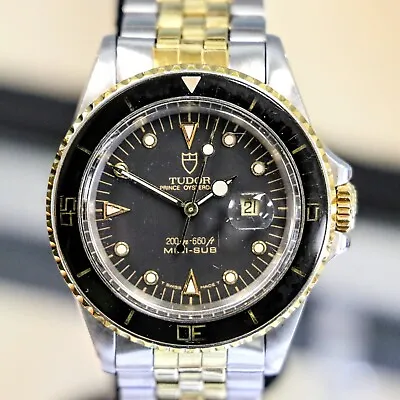 1986 TUDOR Prince-Oysterdate Watch Mini-Sub 33mm Vintage Wristwatch Ref. 9440 • $2249