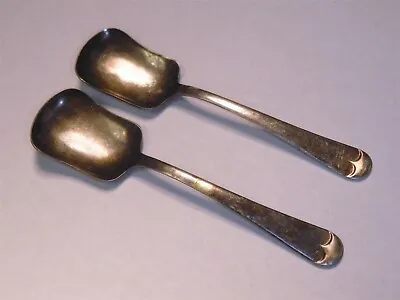 LOT Of 2 EPNS Made In England Silver Plated 5  Sugar Spoons FREE SHIP D20 • $16.99