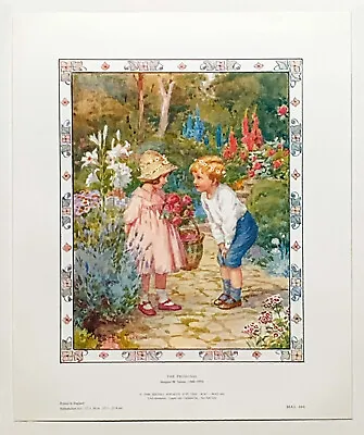 The Proposal Water Colour By Margaret W Tarrant (1888- 1959) Reproduction Print • $19.91