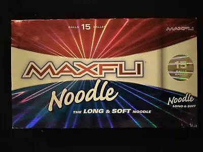 Maxfli Noodle Long & Soft Golf Balls 5 Packs Of 3 Brand New Never Used • $29.99