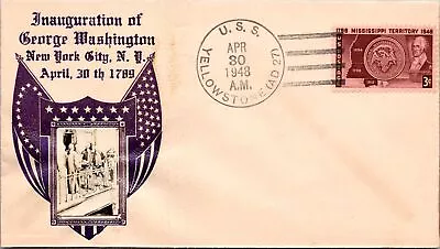 USS Yellowstone - 4.30.1948 - Inauguration Of George Washington - F51138 • $3.99