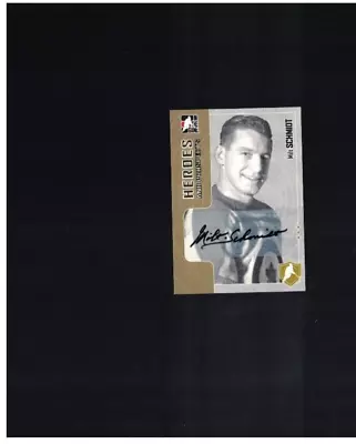 Milt Schmidt Boston Bruins 2005-06 ITG Heroes & Prospects Autograph Card • $20