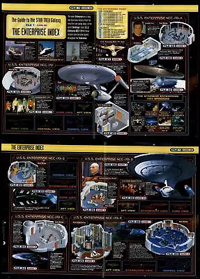 £1.99 • Buy The Enterprise Index - Introduction - Star Trek Fact File Fold-Out Page