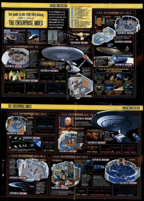 £1.99 • Buy The Enterprise Index - Introduction - Star Trek Fact File Fold-Out Page