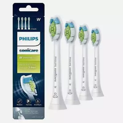 4 Pack For Philips Sonicare W Diamond Clean - Electric Toothbrush Heads - White • $19.49