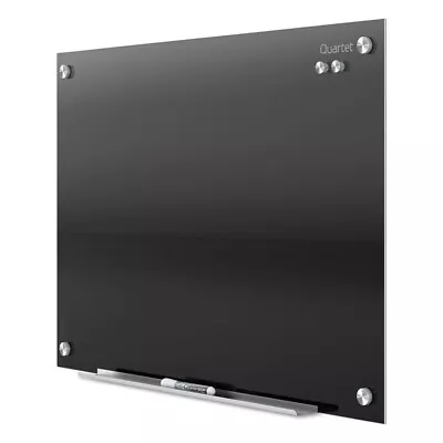 Quartet Premium Glass Whiteboard Magnetic Dry Erase Board 3' X 2' Black  • $131.49