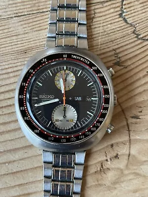 Vintage Rare Seiko UFO Chronograph 6138-0011 Needs Service Overwound • $102.50