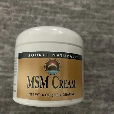 $17.77 • Buy MSM Cream, 4 Oz (113.4 G)