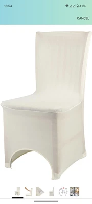 £40 • Buy 50 Ivory Spandex Chair Cover, Suitable For Wedding/event.
