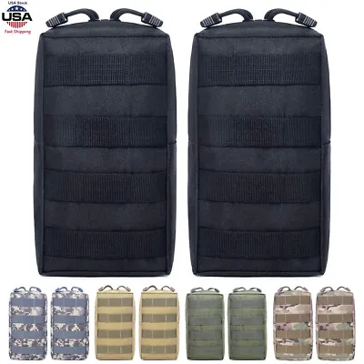 1/2Pcs Tactical Molle Pouches Military Compact Water-Resistant EDC Utility Pouch • $18.98