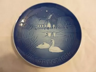 1974 Christmas In The Village Porcelain Collectors Plate From B&G Denmark (H1) • $37.50