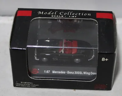 1/87 HO MALIBU INTERNATIONAL #100 1954 MERCEDES-BENZ 300SL GULLWING BLACK Cabrio • $12.99