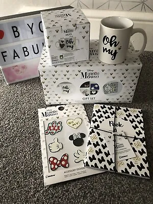 **disney Minnie Mouse Mug Gift Set Inc Stickers & Note Books Brand New & Boxed** • £5.99